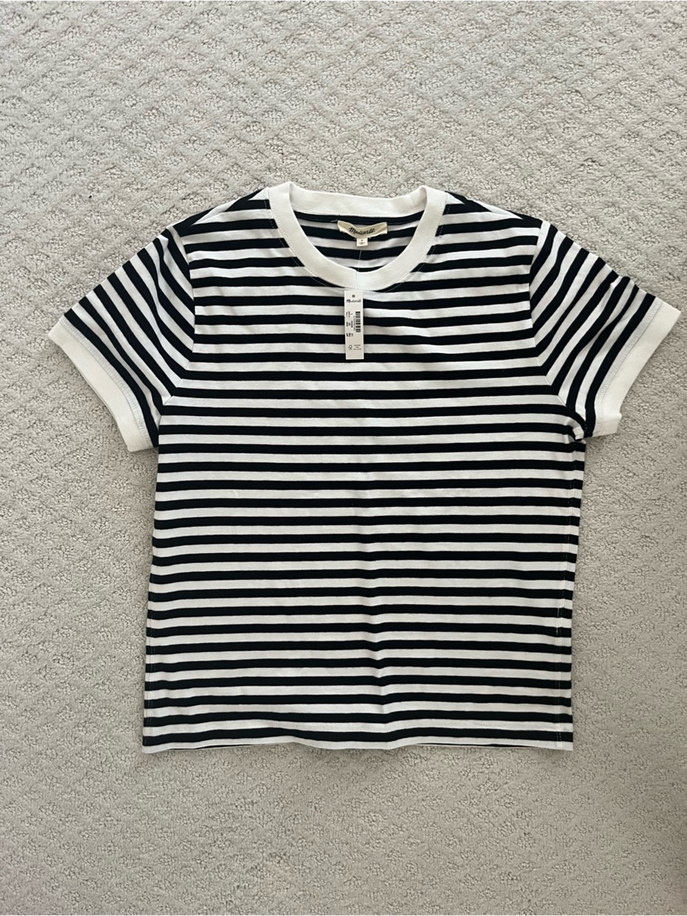 Madewell striped short sleeve
